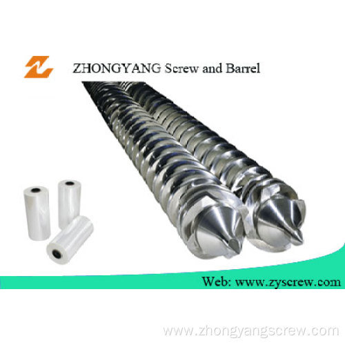 Conical Twin Screw and Barrel for Wire